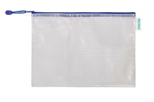 Tarifold oblka se zipem, A4, PVC sovina, modr, 8 ks