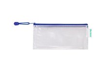 Tarifold oblka se zipem, DL, PVC sovina, modr, 8 ks