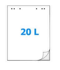 Spoko flipchartov blok, przdn, arch: 68 x 99 cm, 80 g, 20 list, bl