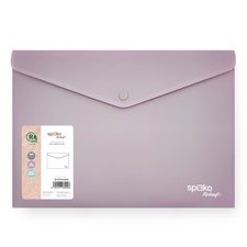 Spoko ReLeaf oblka s drukem, A4, PP, SoftTouch, fialov