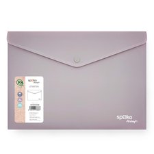 Spoko ReLeaf oblka s drukem, A5, PP, SoftTouch, fialov
