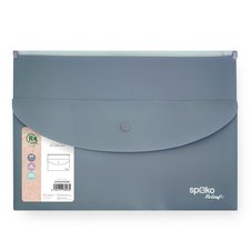 Spoko ReLeaf oblka se zipem, kapsa s drukem, A4, PP, SoftTouch, ed