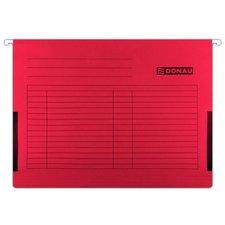 DONAU zvsn desky s bonicemi, A4, karton, erven