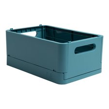 Exacompta Smart case - skldac lon box, recyklovan PP, MIDI, petrolejov