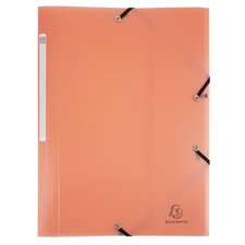Exacompta spisov desky s gumikou Pastel, A4 maxi, PP, korlov