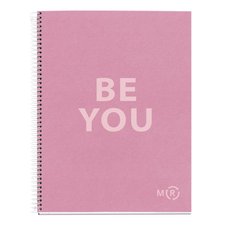 Miquelrius poznmkov blok BE ECO Pink, A4, 90 g, karton, 80 list, linka, Pink