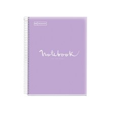 Miquelrius poznmkov blok Emotions NB-5, A5, 90 g, PP, 120 list, linka, levand