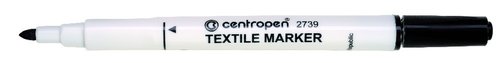 Znakova na textil Centropen 2739 ern, 1 kus, prmr hrotu 1,8 mm