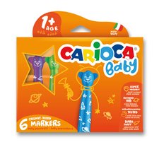 Dtsk fixy Carioca Baby Teddy Marker - 6 barev